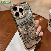 Diamond Butterfly Soft Phone Case